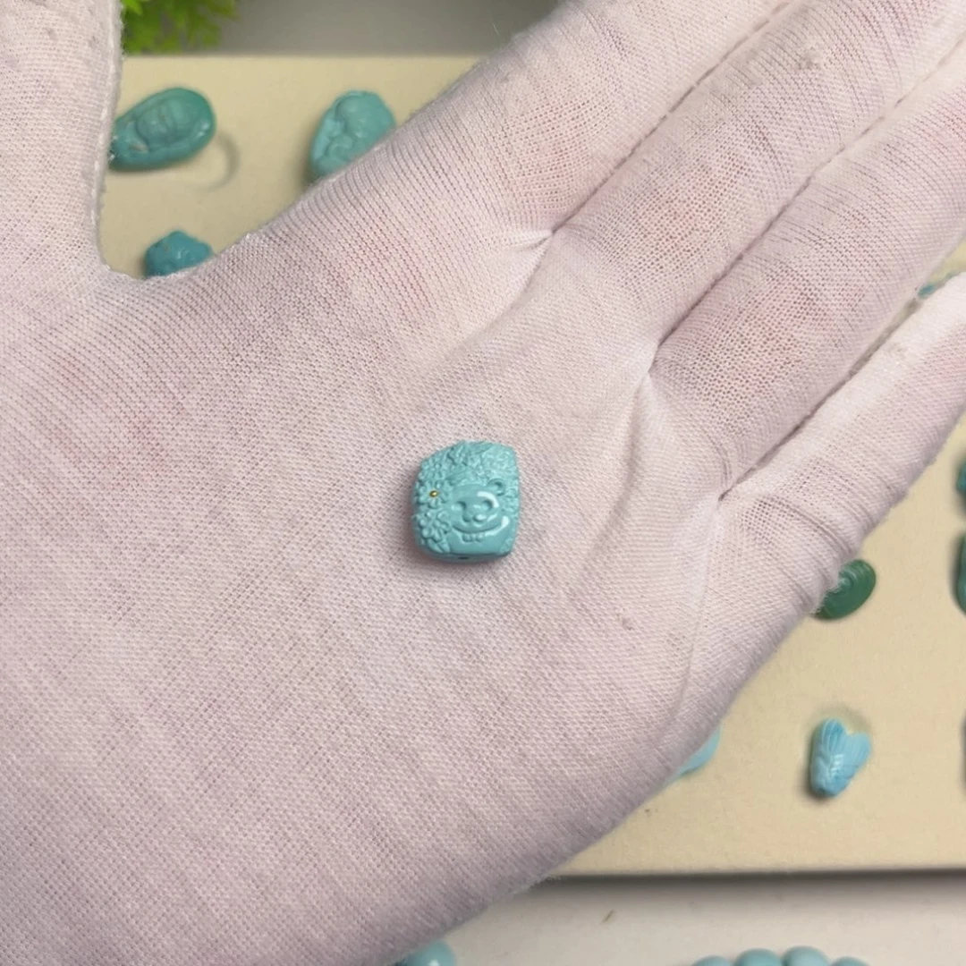 绿松石合金吊坠(不含链)