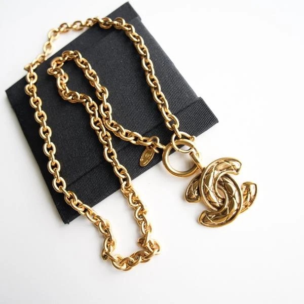 Chanel 中古小鸟吊坠项链