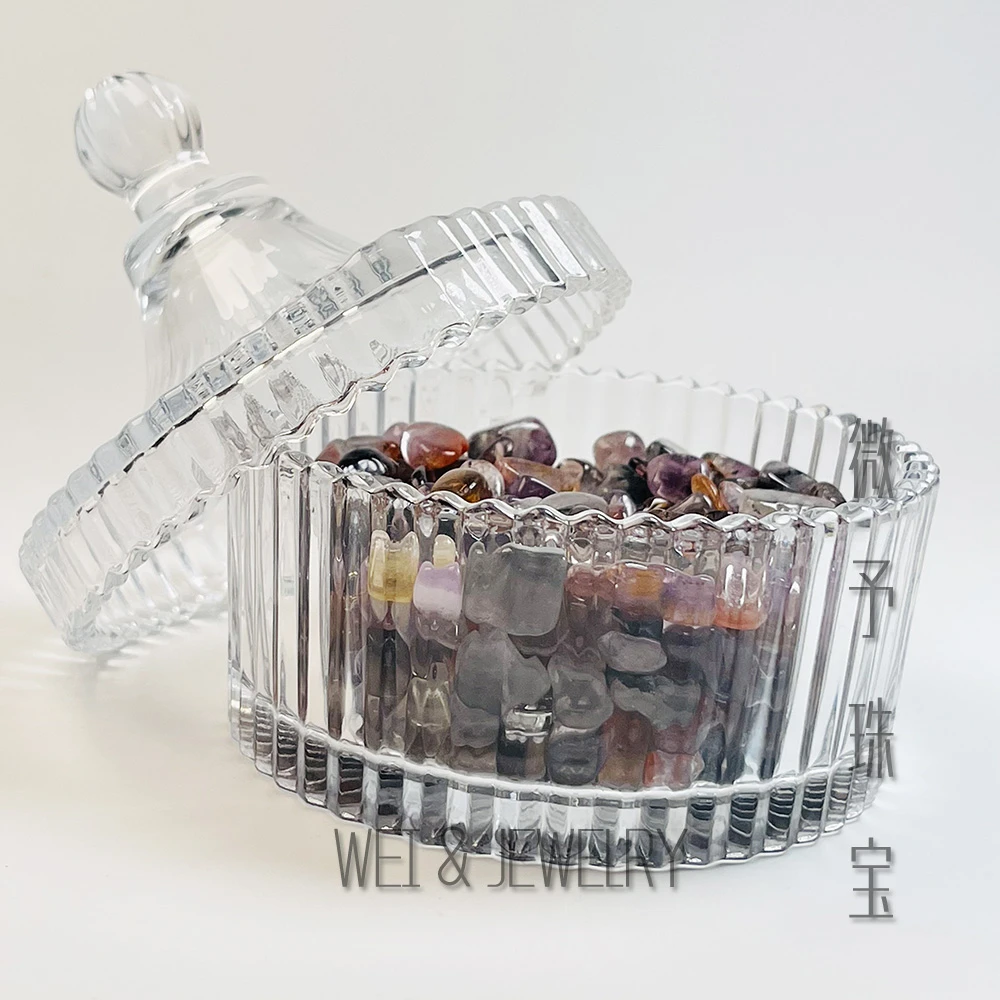 【微予能量】【消磁碗】时尚纯手工大号彩色玻璃中式家用桌面摆件高档