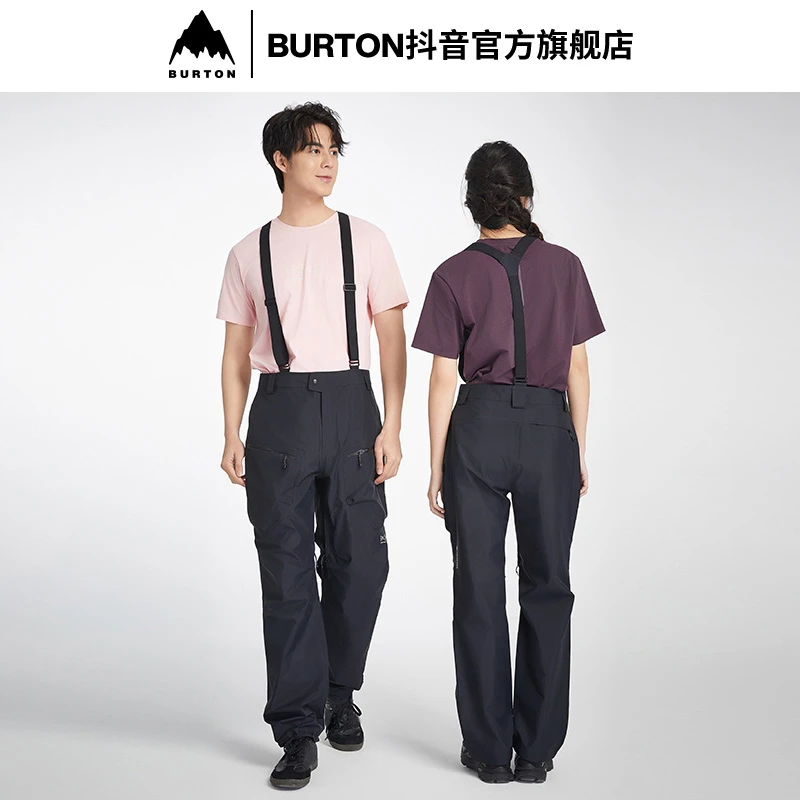 BURTON伯顿春夏户外系列男士AK457 GORETEX 3L背带裤户外滑雪裤