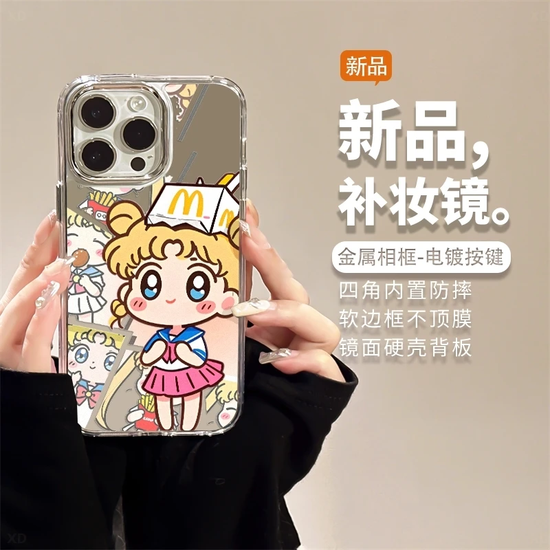 美少女适用苹果16promax手机壳iPhone15镜头全包14pro防摔13/12镜