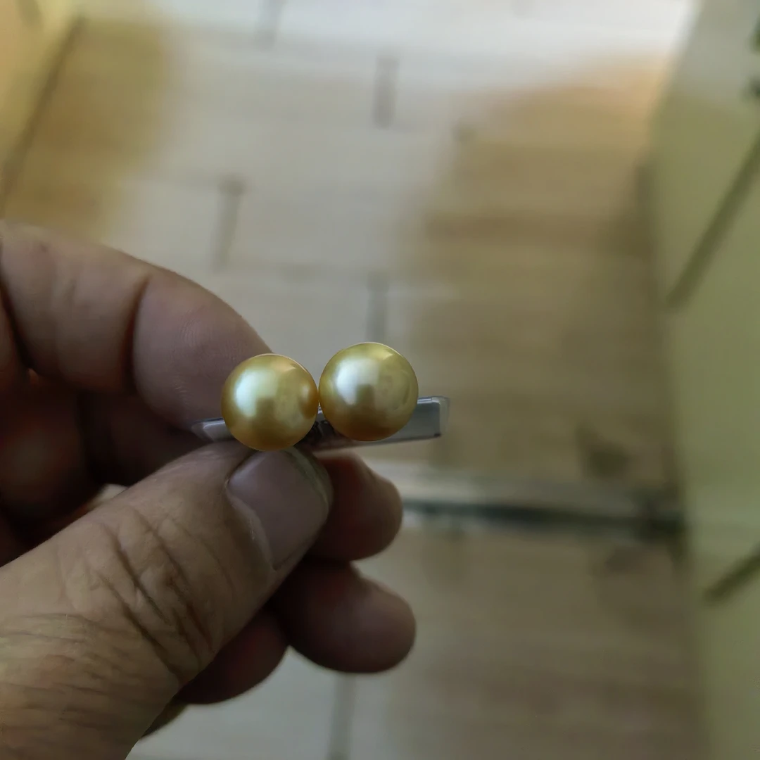 18k金珍珠耳饰时尚大气2800