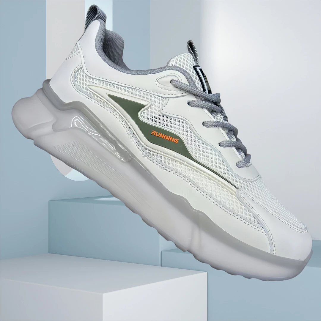 2025新款春夏季潮流百搭男士运动休闲网面老爹鞋 25f28