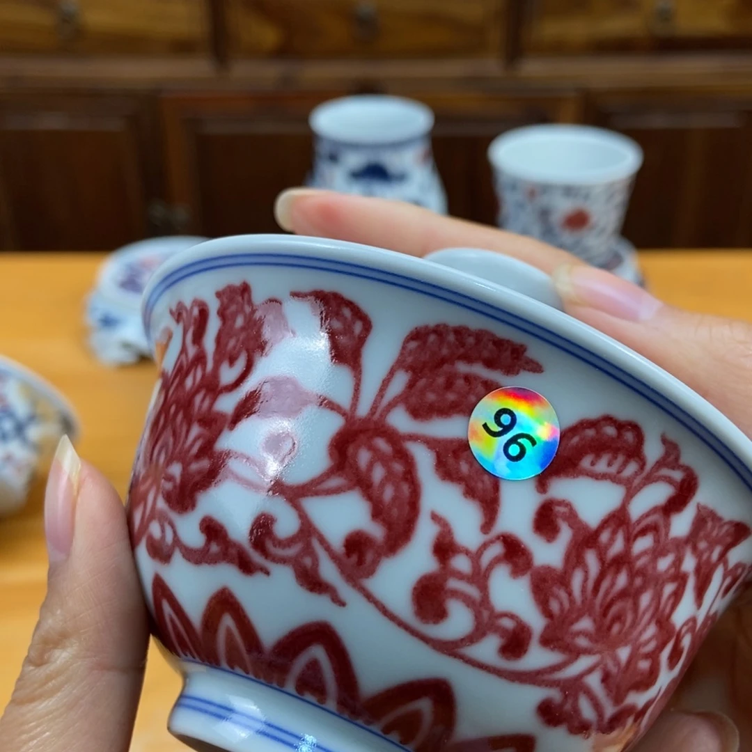 手绘现代茶具非古董