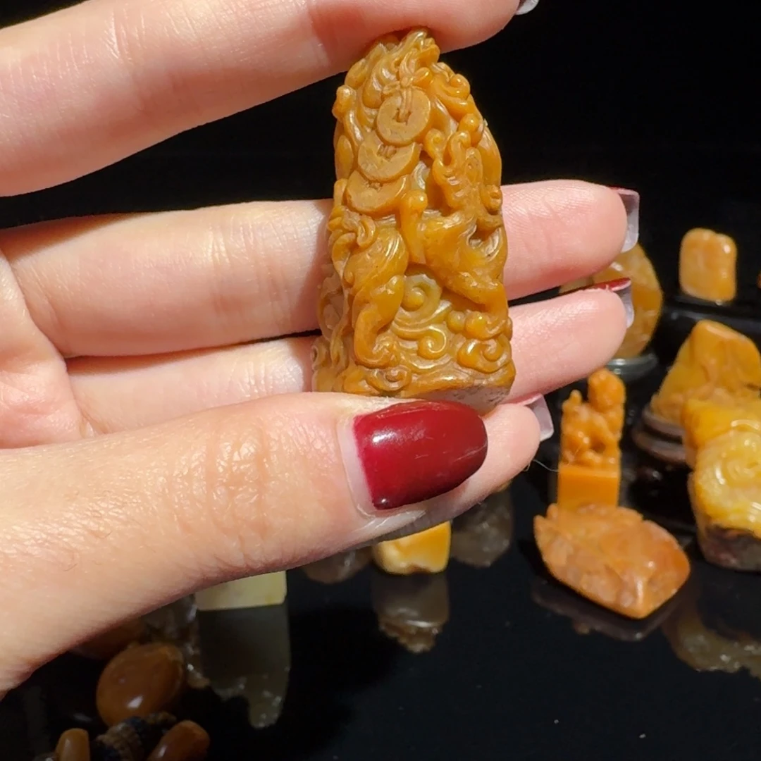 A***為印石寿山石田黄石摆件