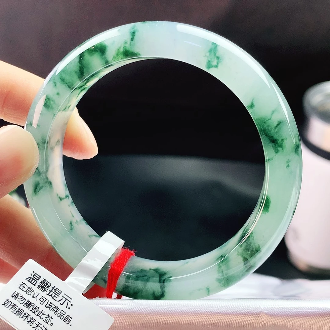 未镶嵌手镯翡翠55圈