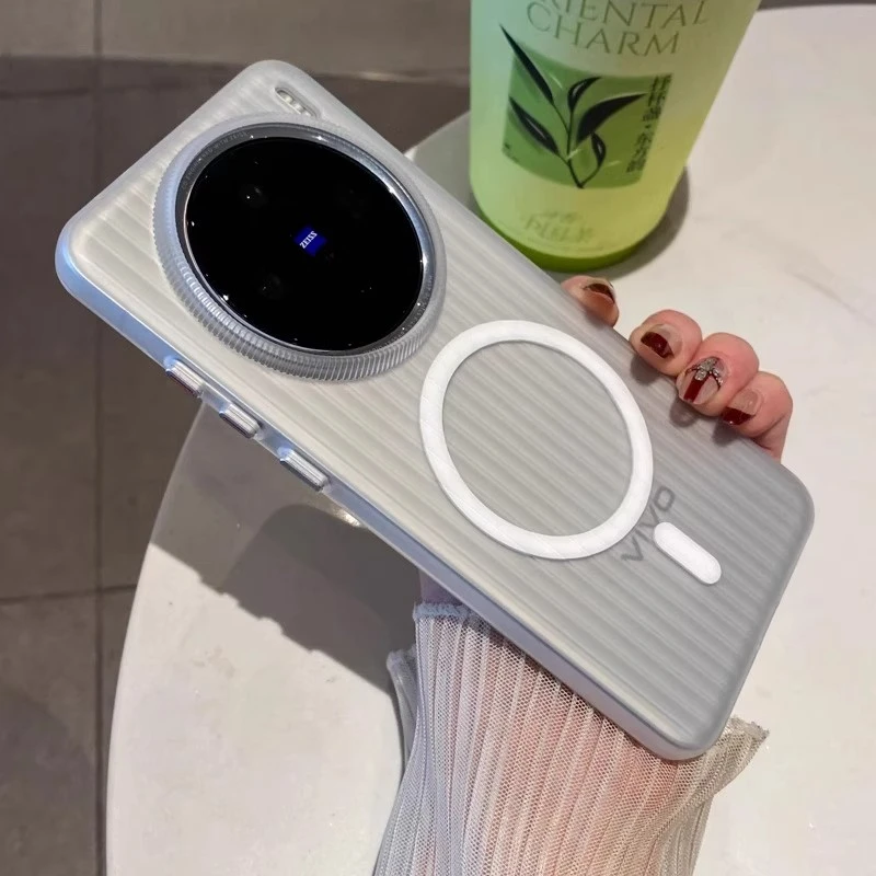 N52磁吸适用vivox300新款瓦楞冰雾x300Pro简约高级感x200手机硬壳