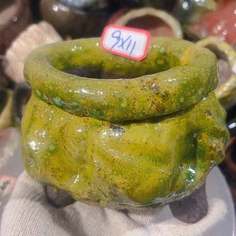 粗陶花盆手工花盆制作