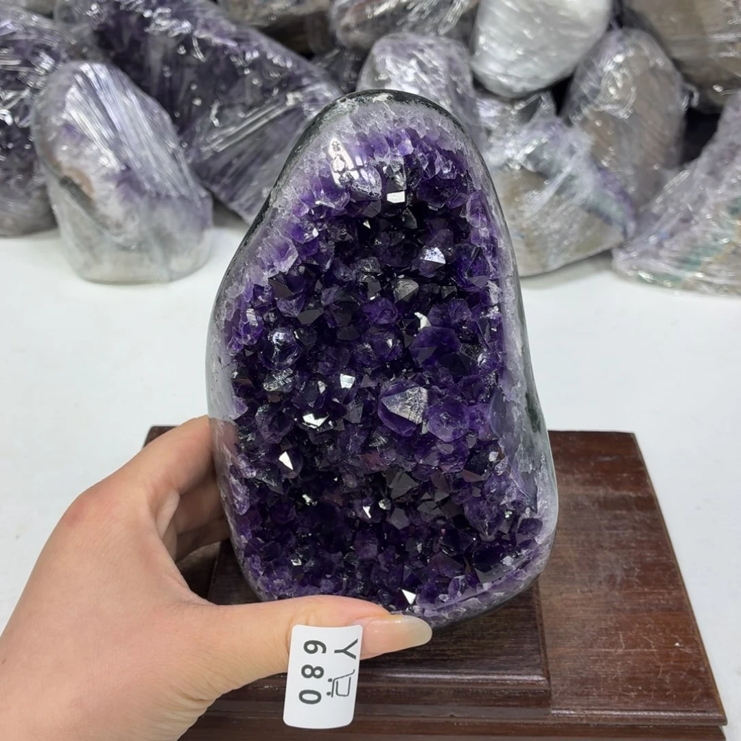 紫晶眼镜未镶嵌水晶