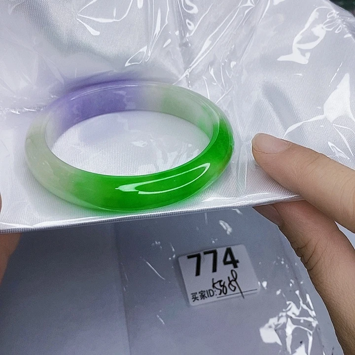 翡翠未镶嵌手镯一图一物实物为准