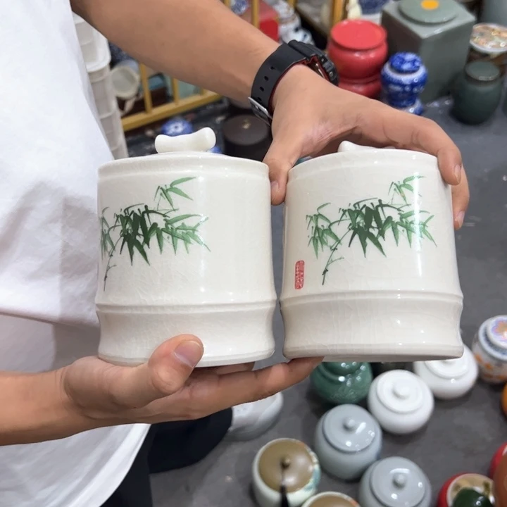 瑕疵福利品陶瓷茶叶罐