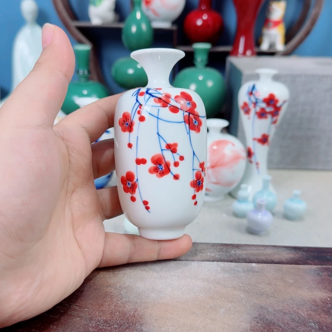 陶瓷手工小花器摆件