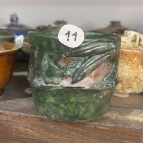 盘熠樹手捏日式餐具茶具壶承