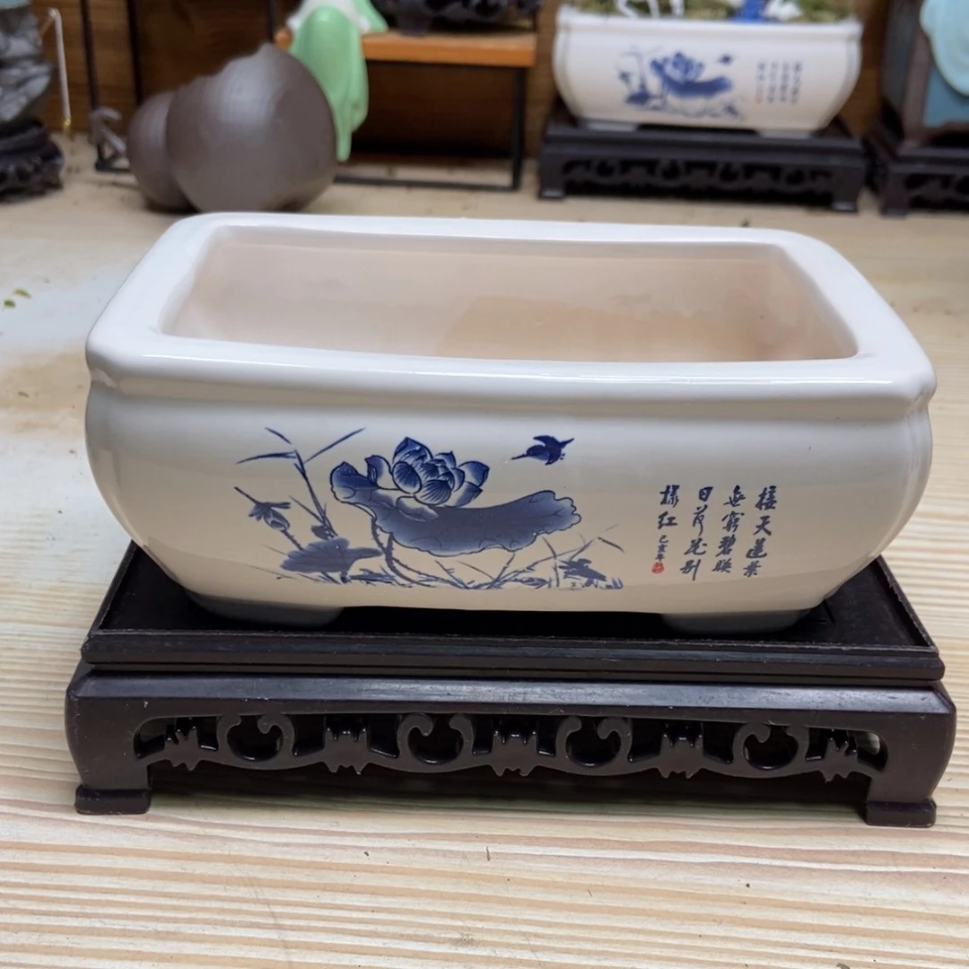 瓷片陶瓷花盆陶瓷艺术