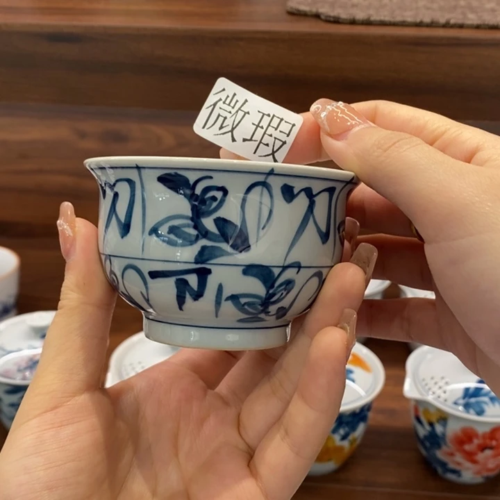 釉下老陶泥手工绘制