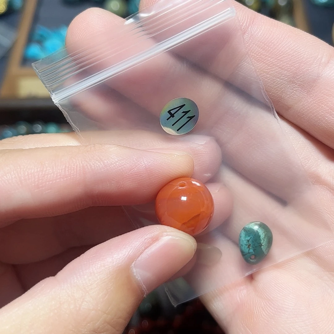 寒***池未镶嵌圆珠桶珠老型手串！！玛瑙/玉髓