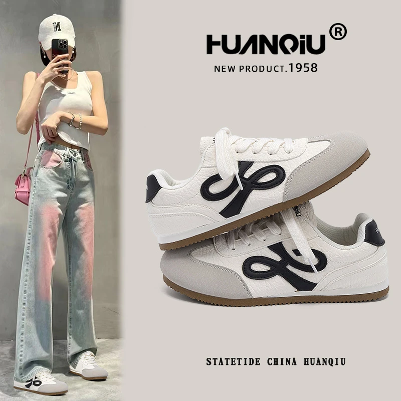 环球小众时尚德训鞋女2025夏季新款爆款网红ins经典百搭休闲复古