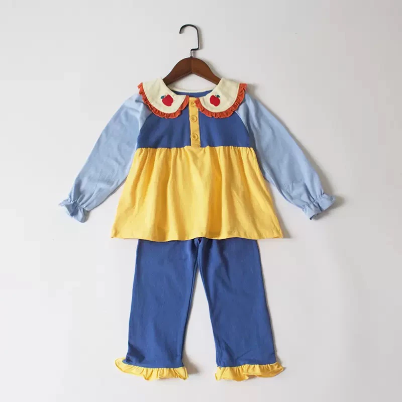 晚安吻wananwen春秋家居服套装可爱公主风95%棉软糯好穿宽松版