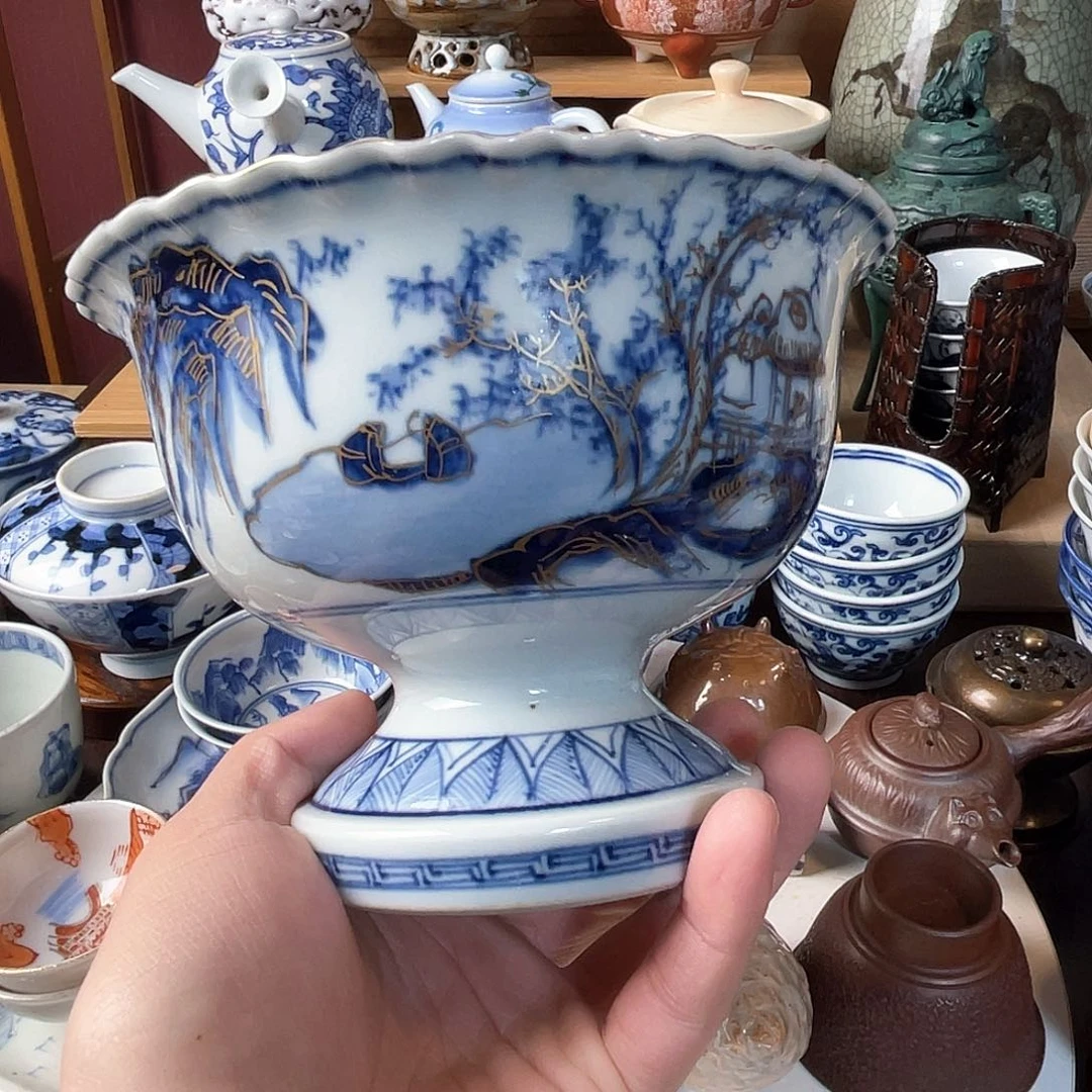 S***E一个青花好看的大碗