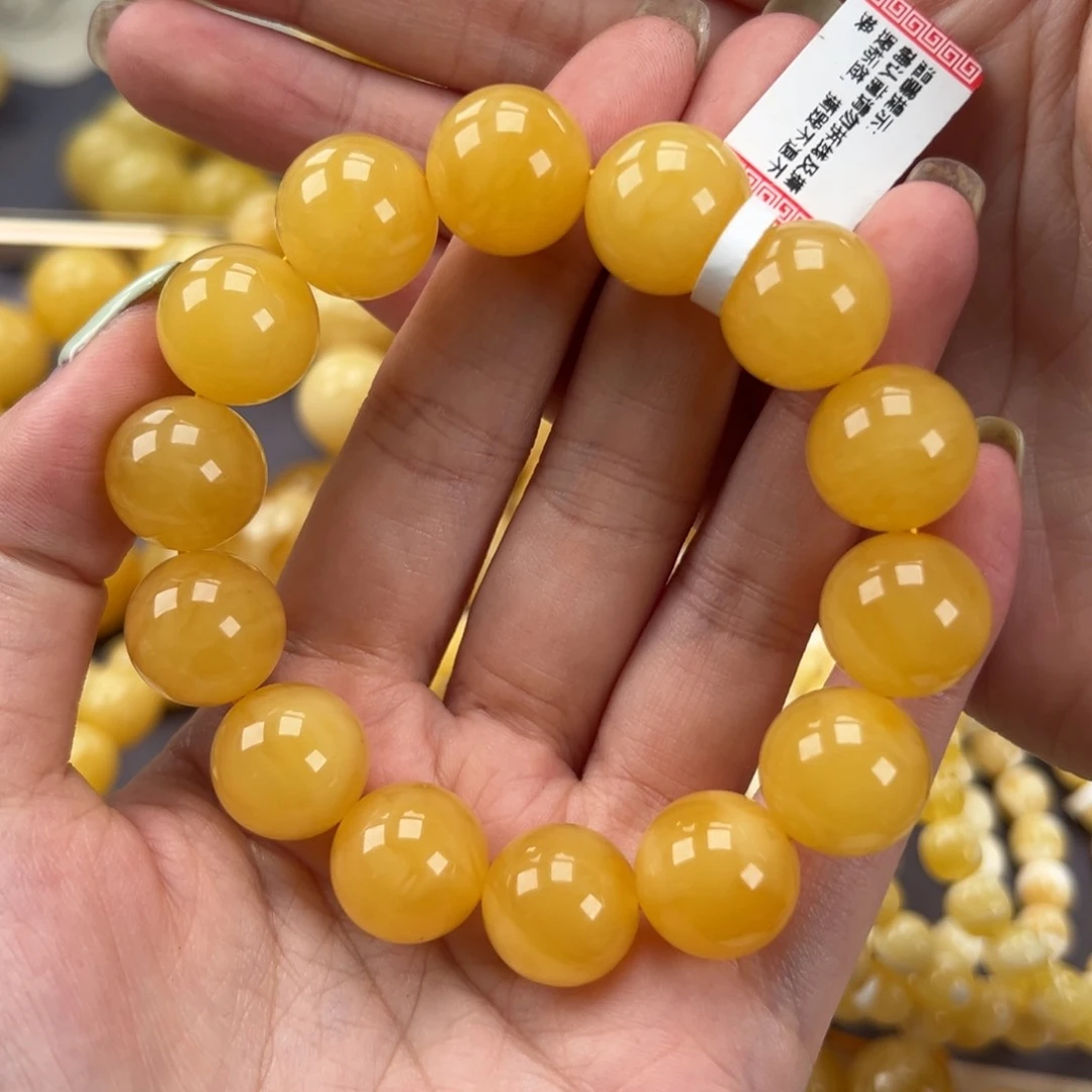 伯***爵未镶嵌琥珀手链29.8圆珠