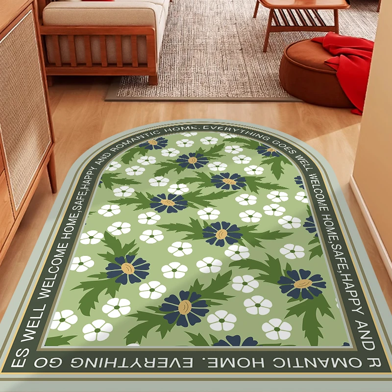 a入户门竖版吸水防滑耐磨玄关硅藻泥地毯家用可建材