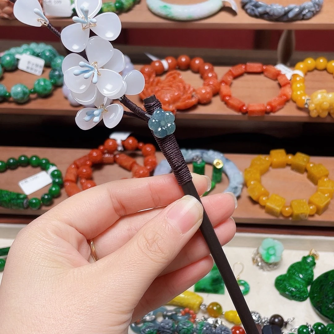 翡翠未镶嵌手链饰品