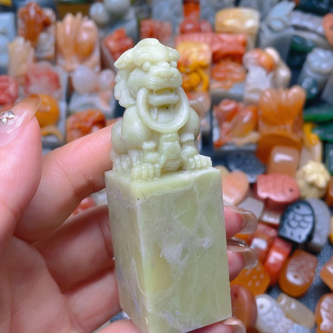 青田石印石青田封门