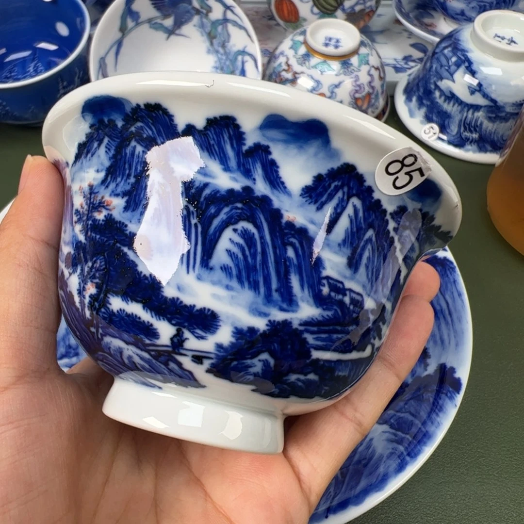 景德镇纯手工纯手绘茶具木木85