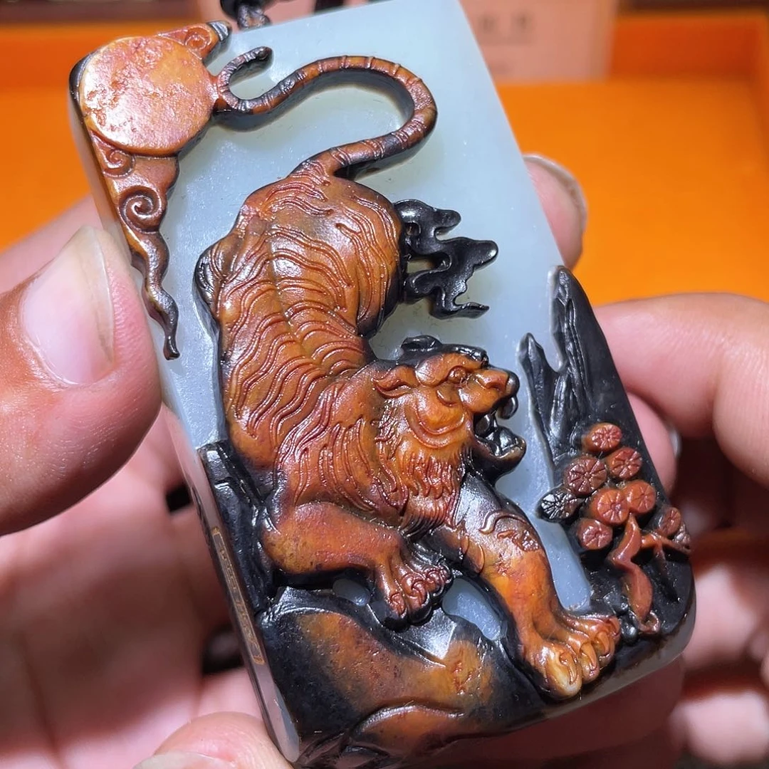 和田玉未镶嵌颈饰D1