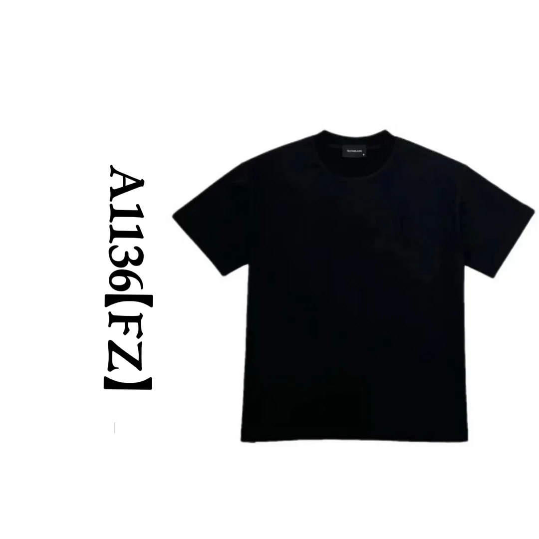 A59【FZ】正反双F-2025春夏季纯棉高奢设计师款时尚短袖T恤