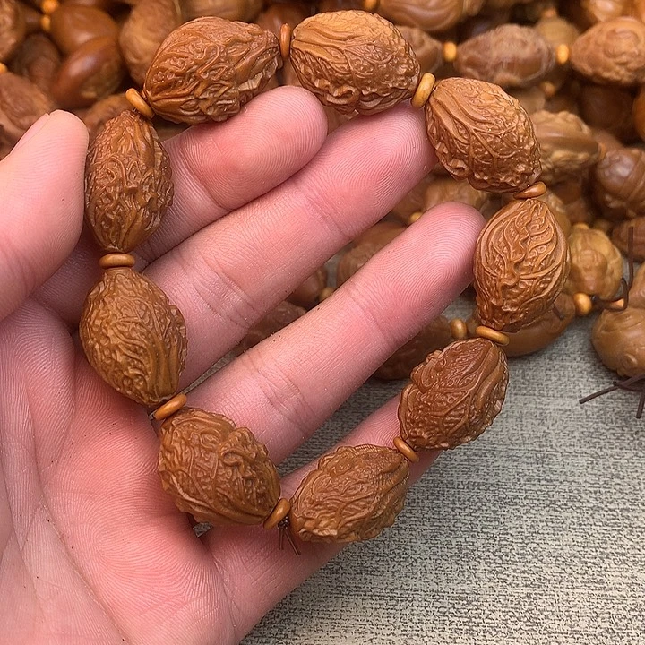 平***淡橄榄核手串/手链精品橄榄核手串