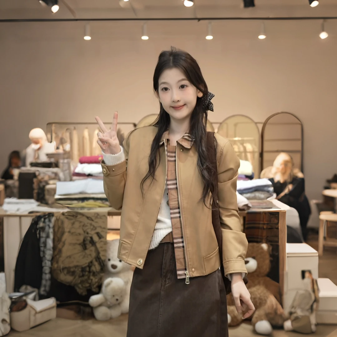 【闵笑一】港岛暮色 25早秋新款设计款百搭显瘦外套上衣潮牌女装