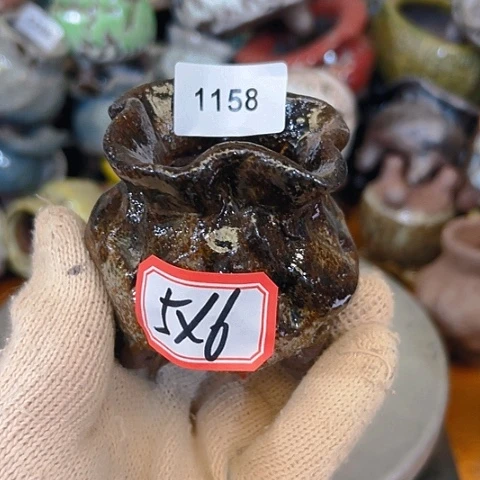 粗陶花盆手工花盆制作