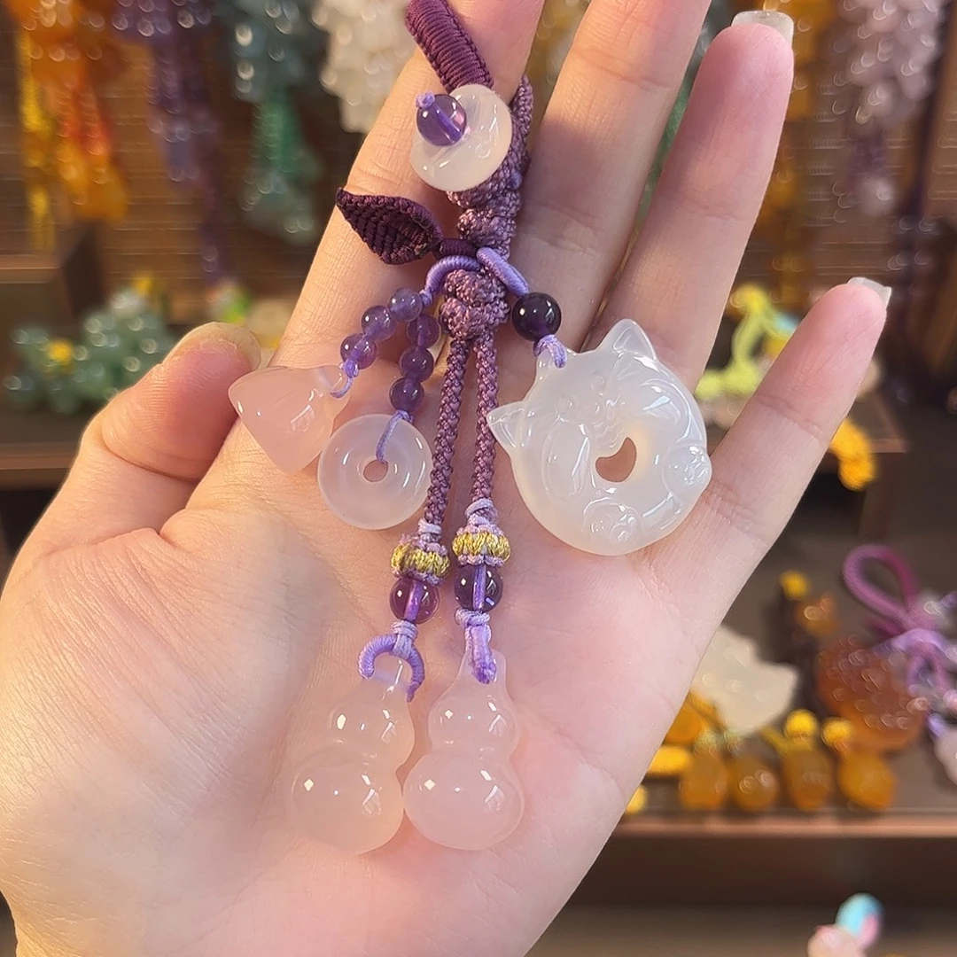 玛瑙/玉髓未镶嵌车挂