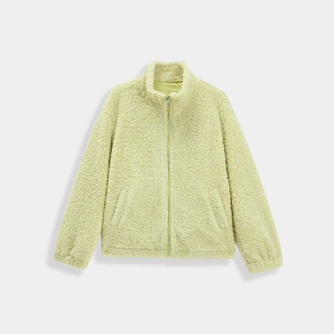 【小个子专属】IEF/爱依服2025新款冬季摇粒绒加厚夹棉气质外套