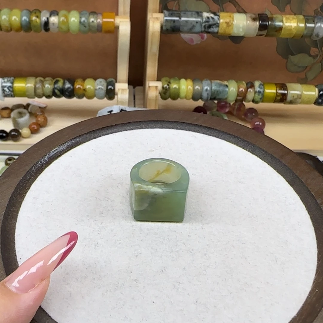 ****ꫛ蛇纹石玉合金手串内径17.4