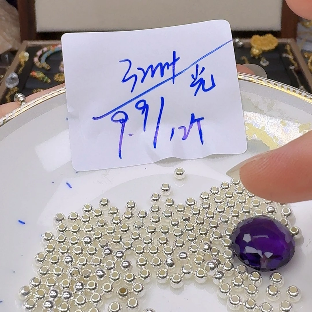 紫晶银S925镶嵌颈饰紫水晶925镶嵌64