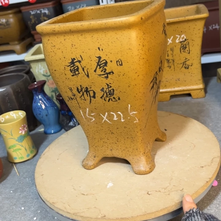 紫砂花盆紫砂花盆