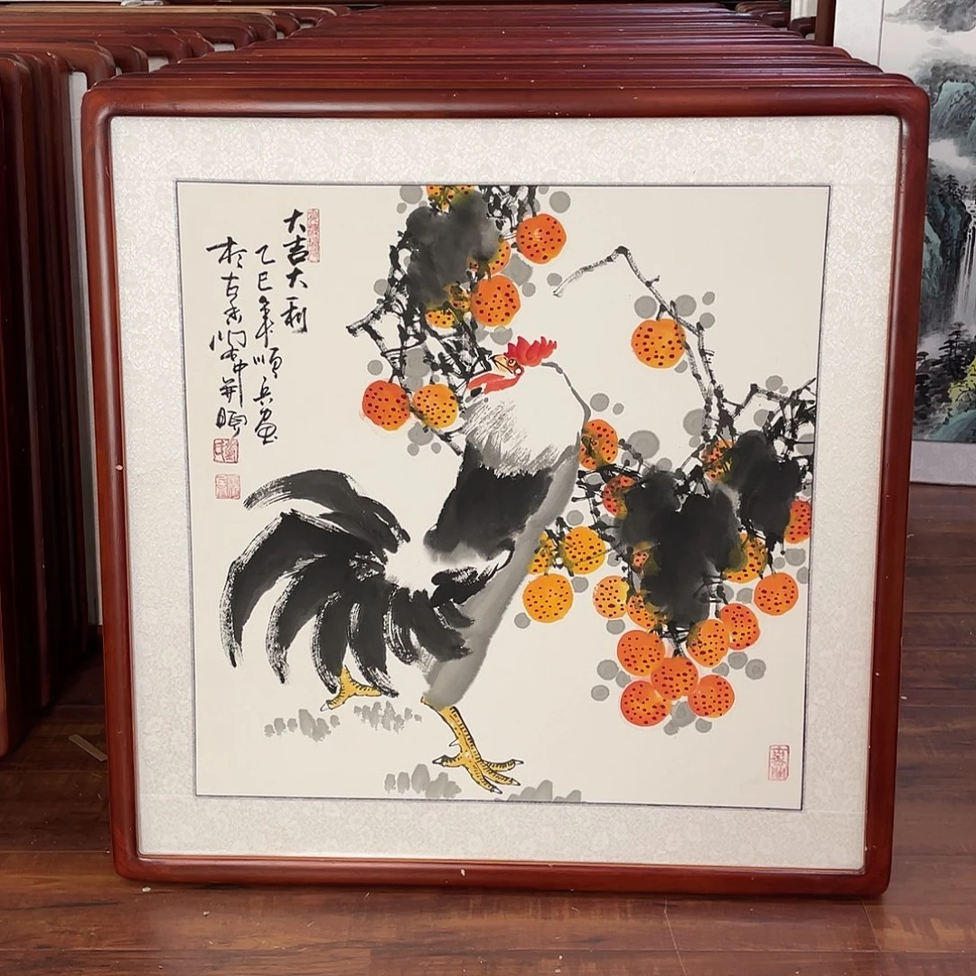 国画带框尺寸63*63厘米