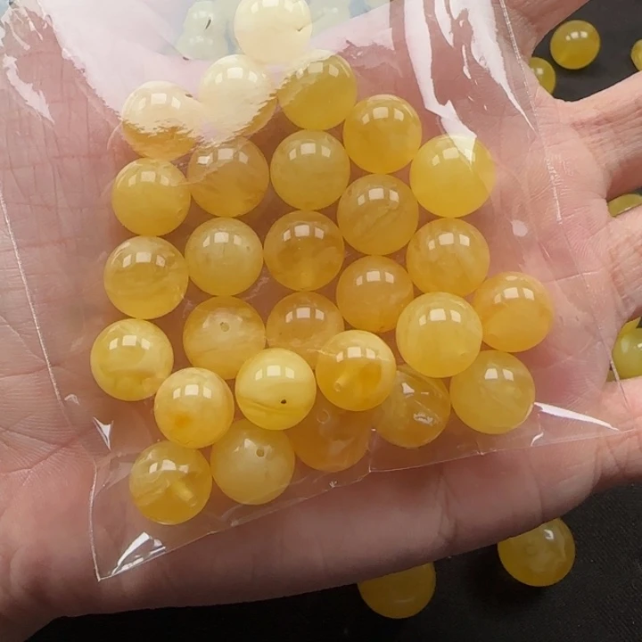 未镶嵌琥珀裸石福利圆珠11多样性发一