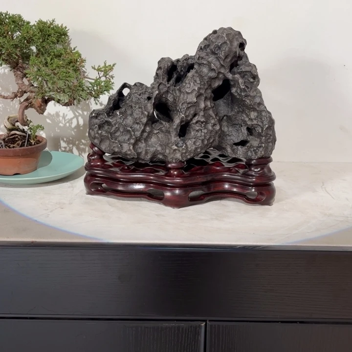 梦****J太湖石水石案头摆件