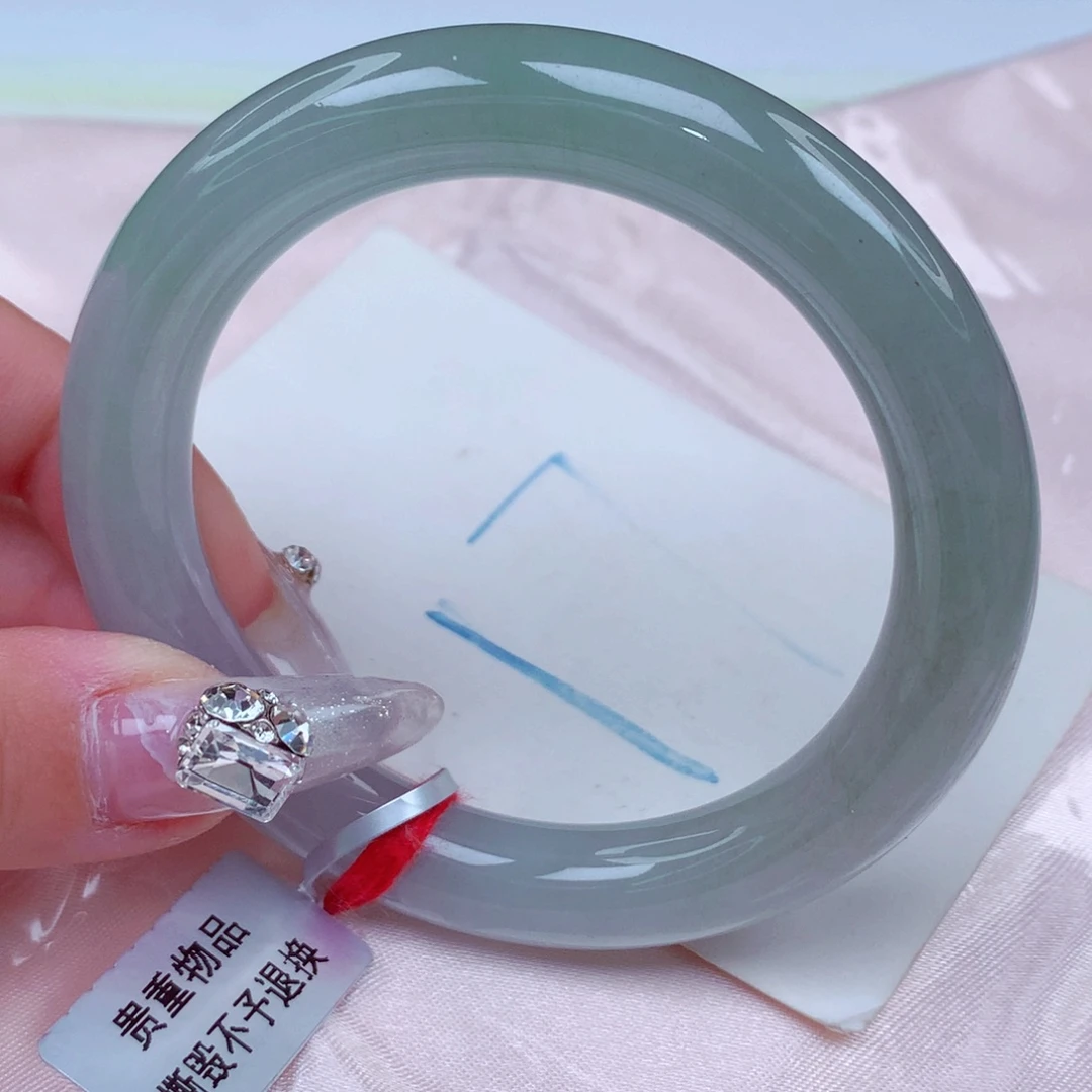 翡翠手镯未镶嵌天然缅甸翡翠A货手镯