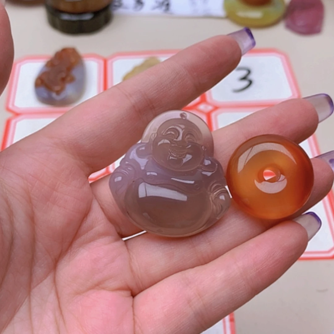 【闪购商品】玛瑙/玉髓未镶嵌珠宝半成品我***呆