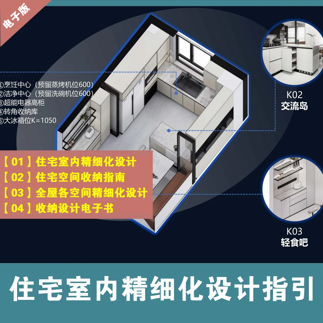 【B051】住宅收纳精细化设计指引资料