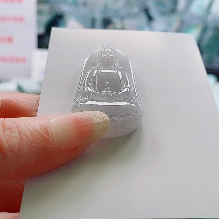 翡翠未镶嵌颈饰缅甸天然A货翡翠挂件