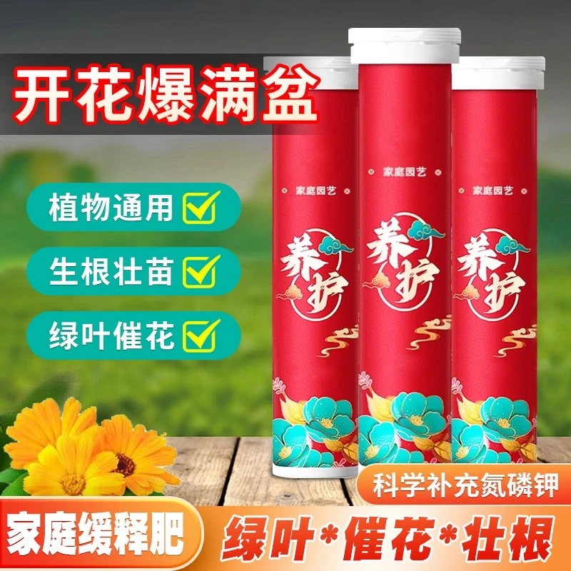 植物营养片通用型家庭园艺缓释肥养花肥料家用盆栽通用花卉果蔬肥