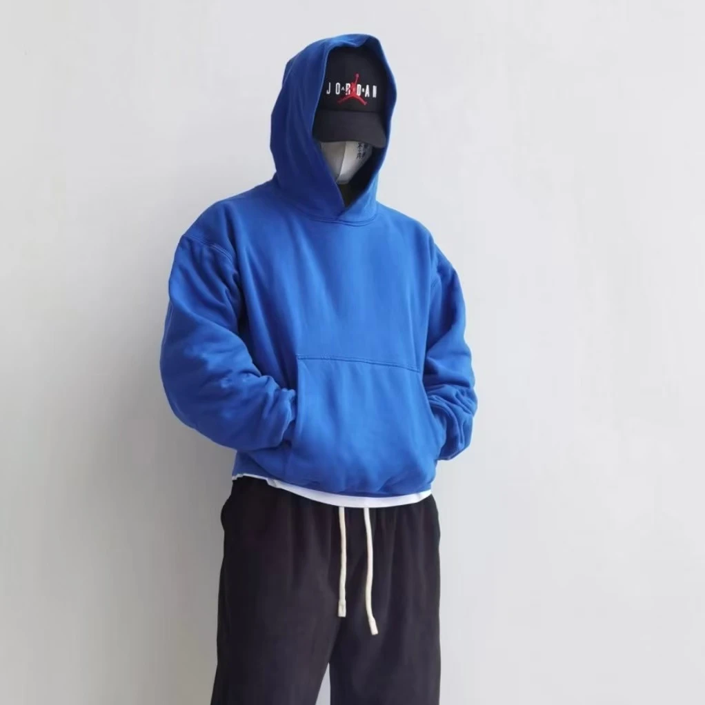 YEEZY Gap蓝色连帽卫衣