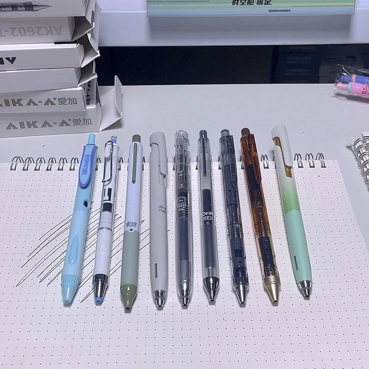 1-15爱加黑笔混款组合9支