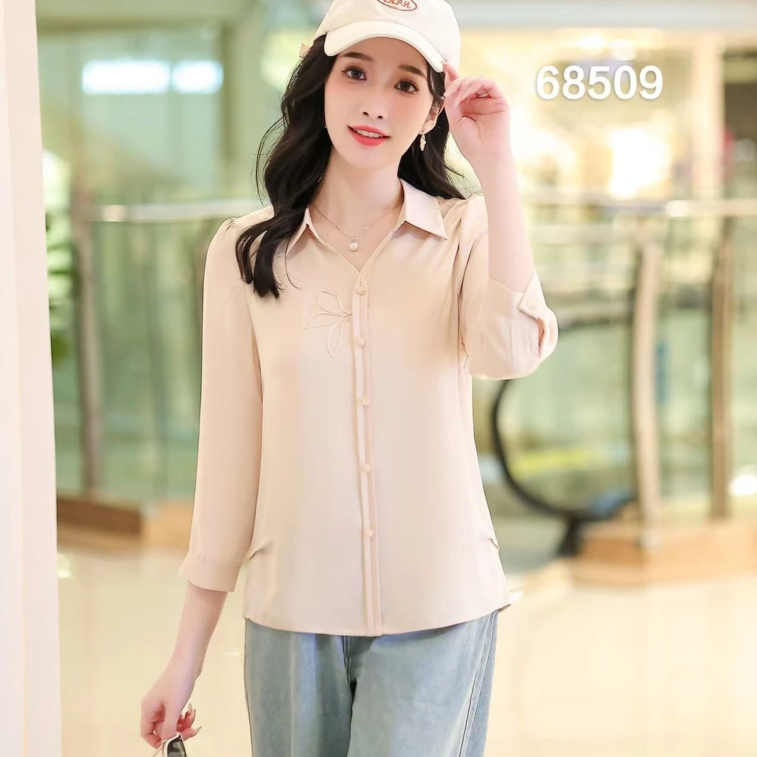 春季新款百搭时尚洋气显瘦衬衫