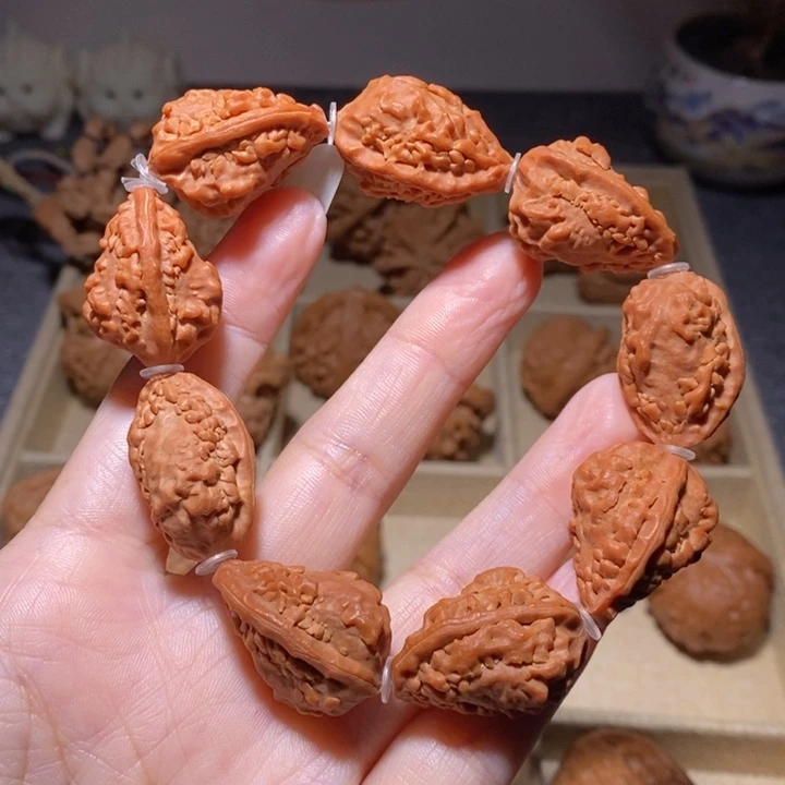 把件文玩核桃麒麟串